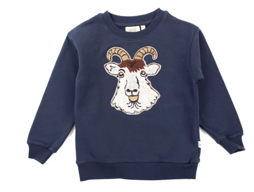 Wheat sweatshirt Goat Terry sea storm